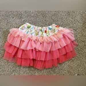 Matilda Jane Wonderful Parade Popsicle Tutu Skirt Size 8 Ombré Tulle Girls Pink